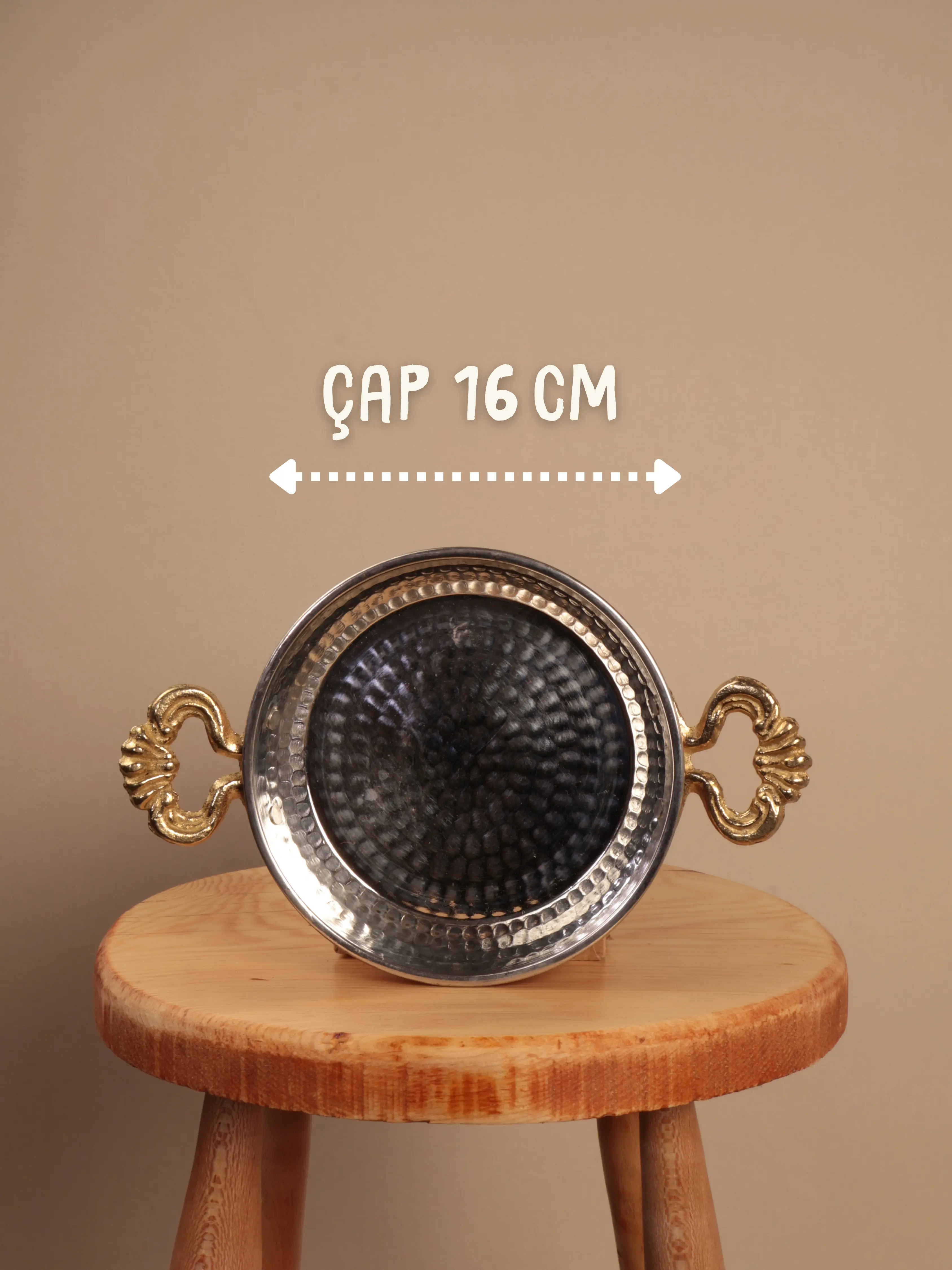 Omnia Kalaylı Kalın Bakır Tava Heritage Copper