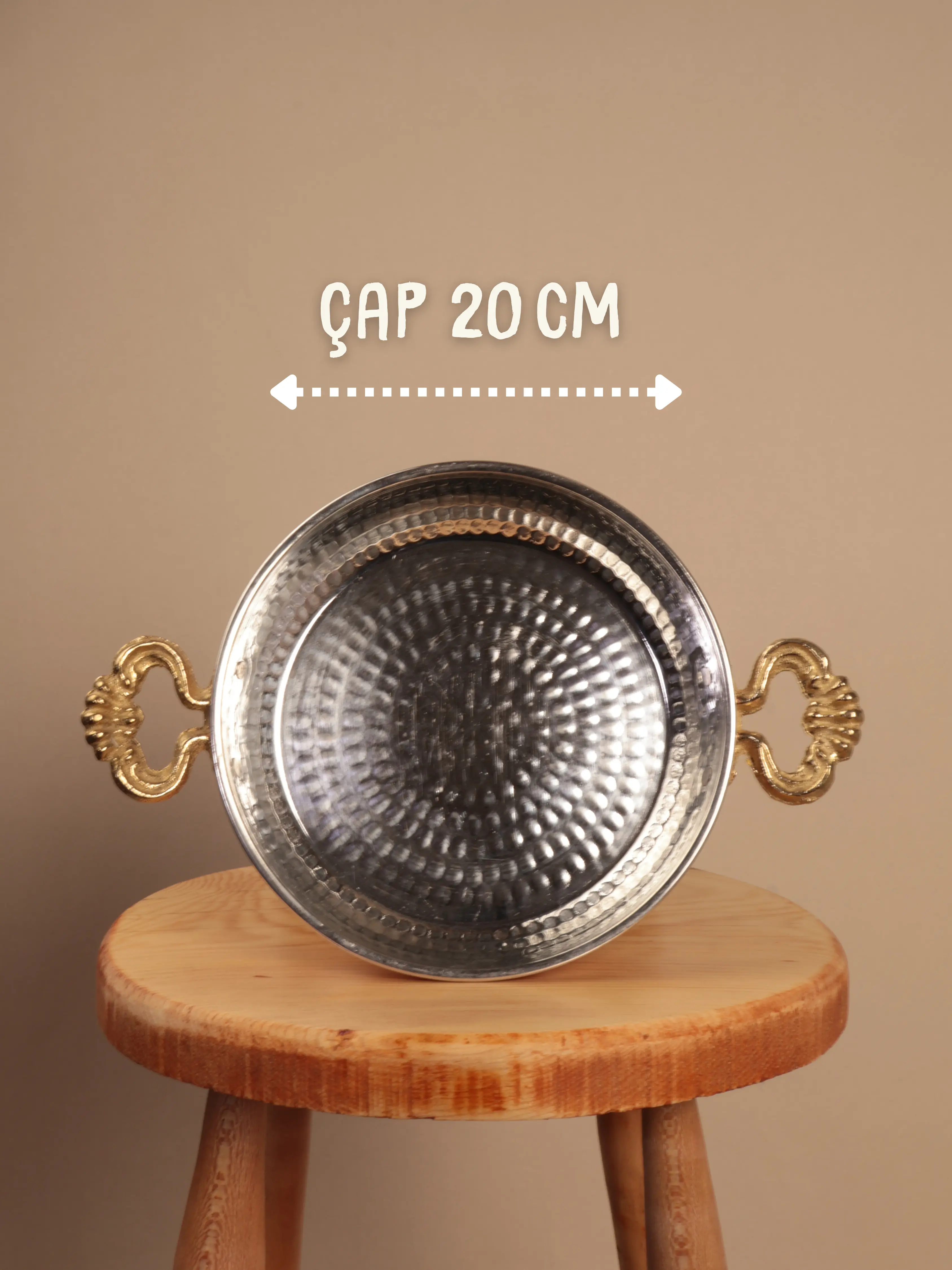 Omnia Kalaylı Kalın Bakır Tava Heritage Copper