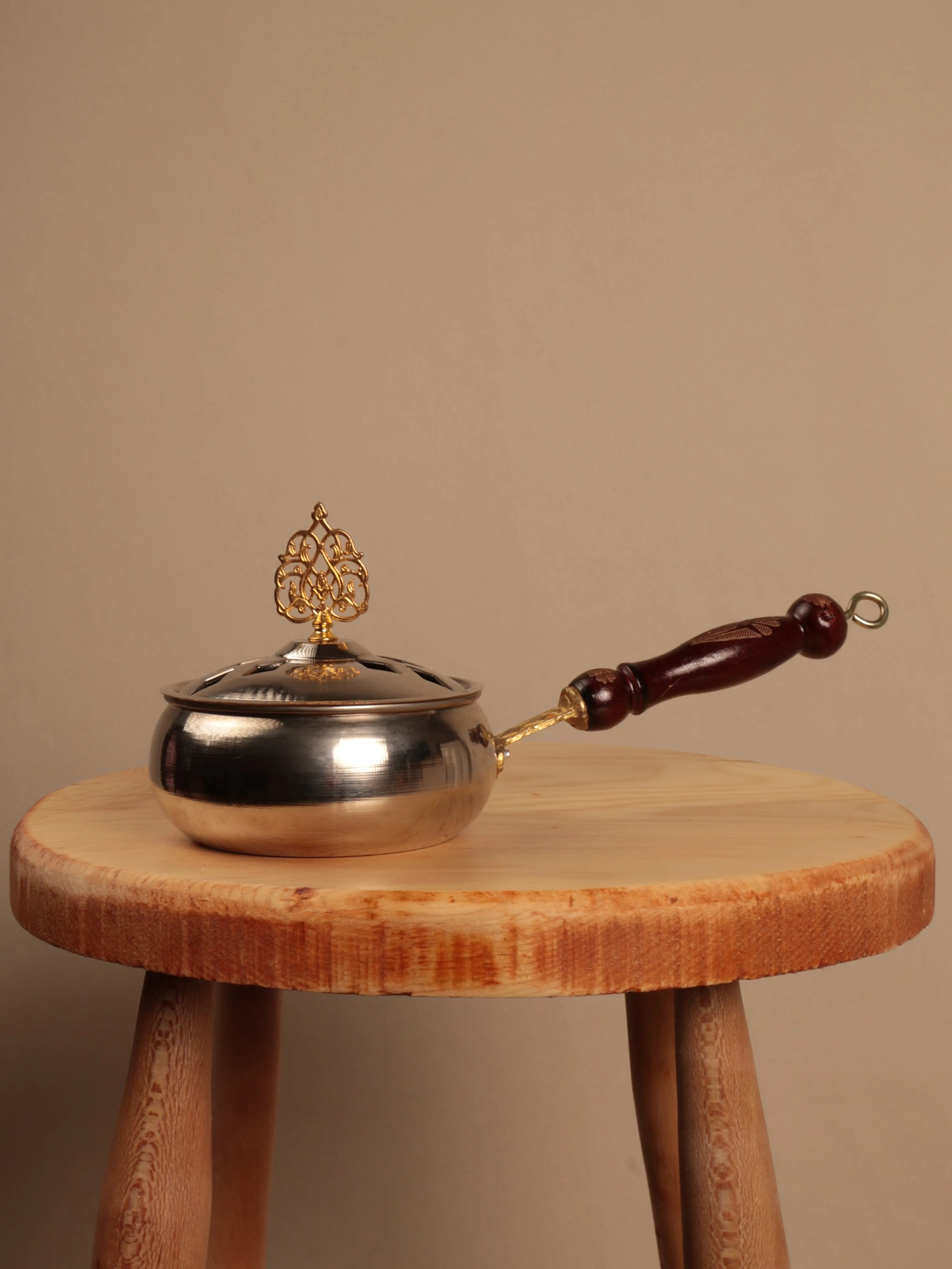 Aetheria Silver Bakır Buhurdanlık (Tütsülük) Heritage Copper