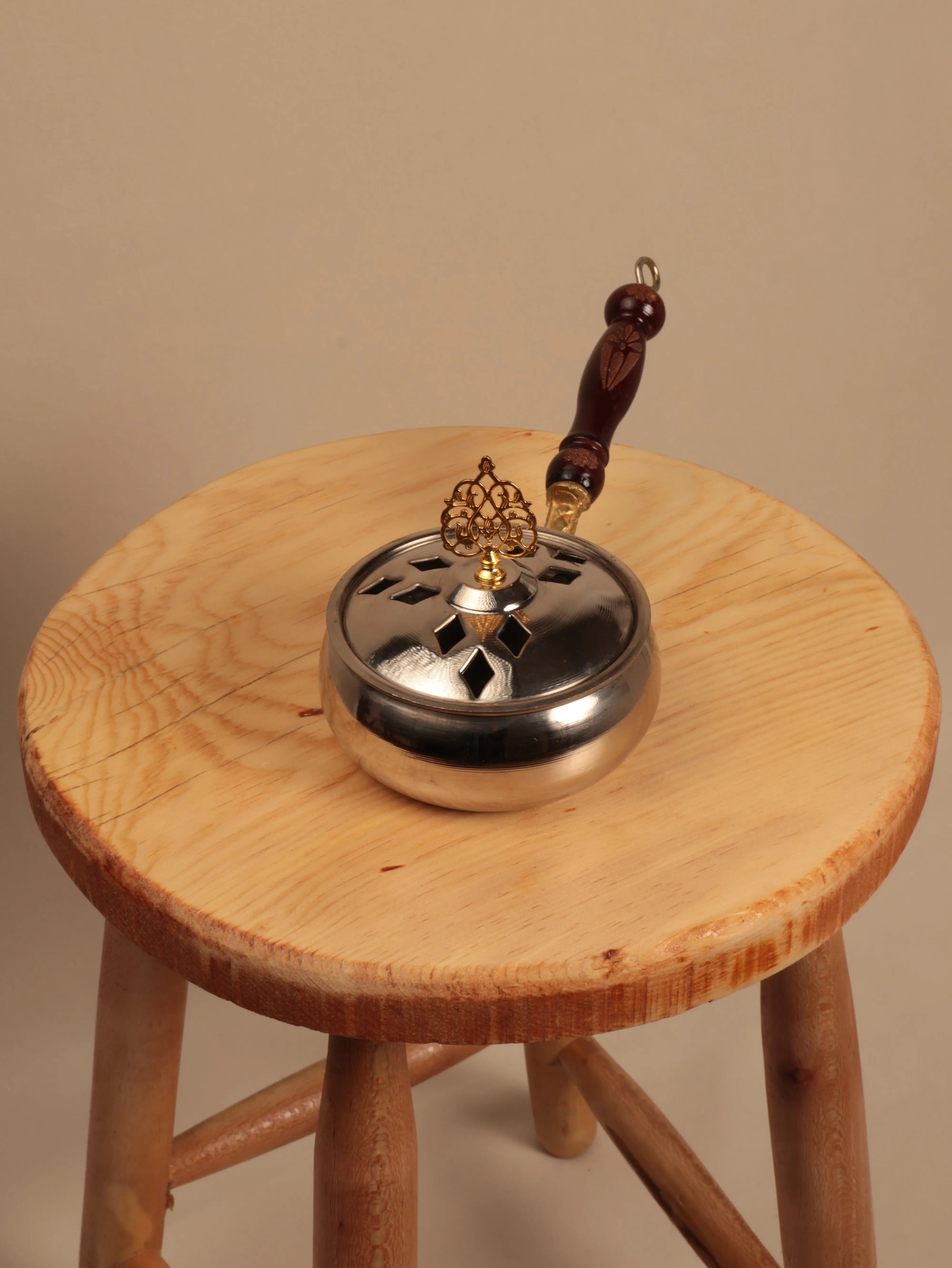 Aetheria Silver Bakır Buhurdanlık (Tütsülük) Heritage Copper