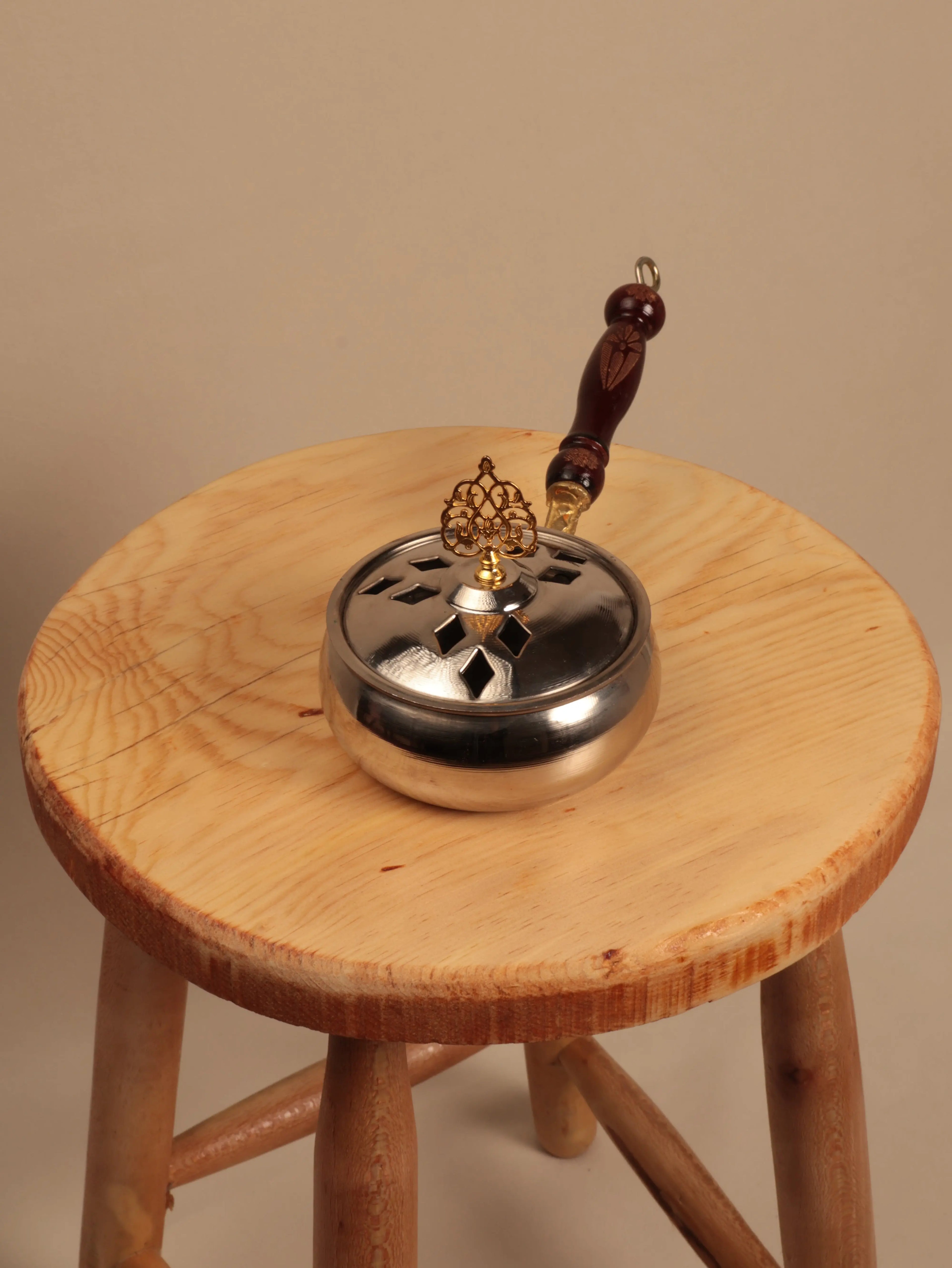 Aetheria Silver Bakır Buhurdanlık (Tütsülük) Heritage Copper