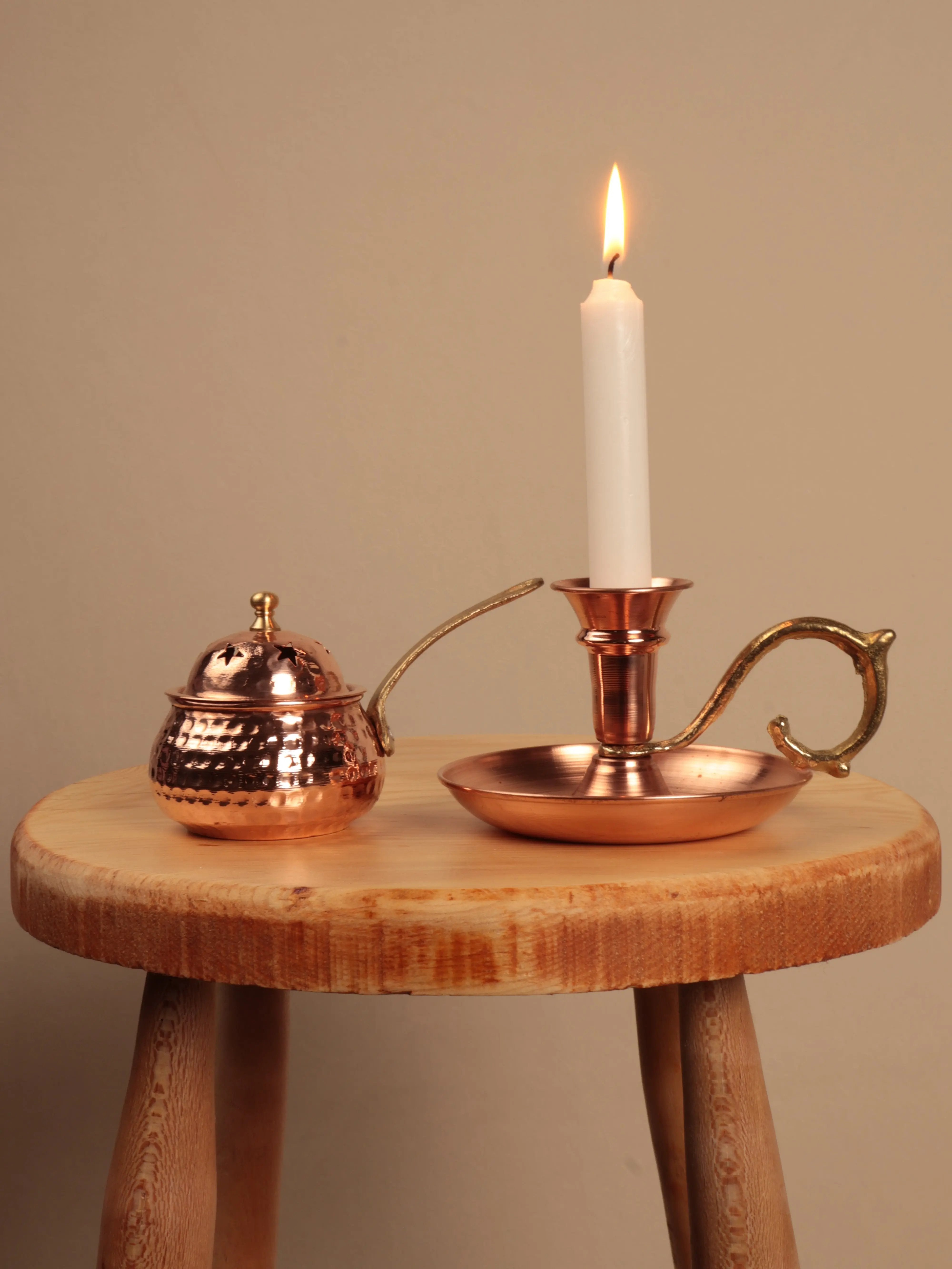 Aurora & Etheron Gold El Yapımı Bakır Ritüel Seti Heritage Copper