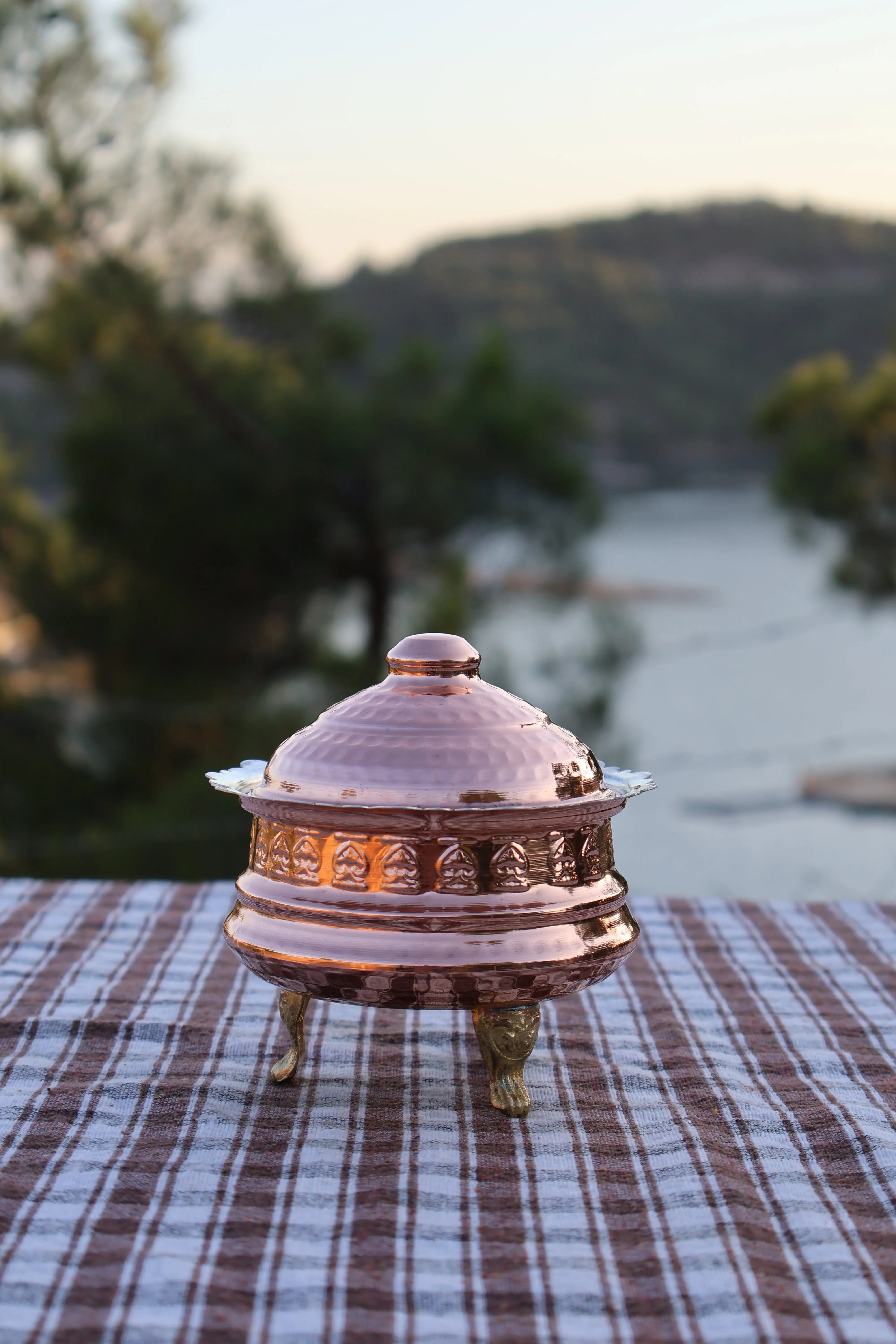El Yapımı Bakır Şekerdenlik Heritage Copper