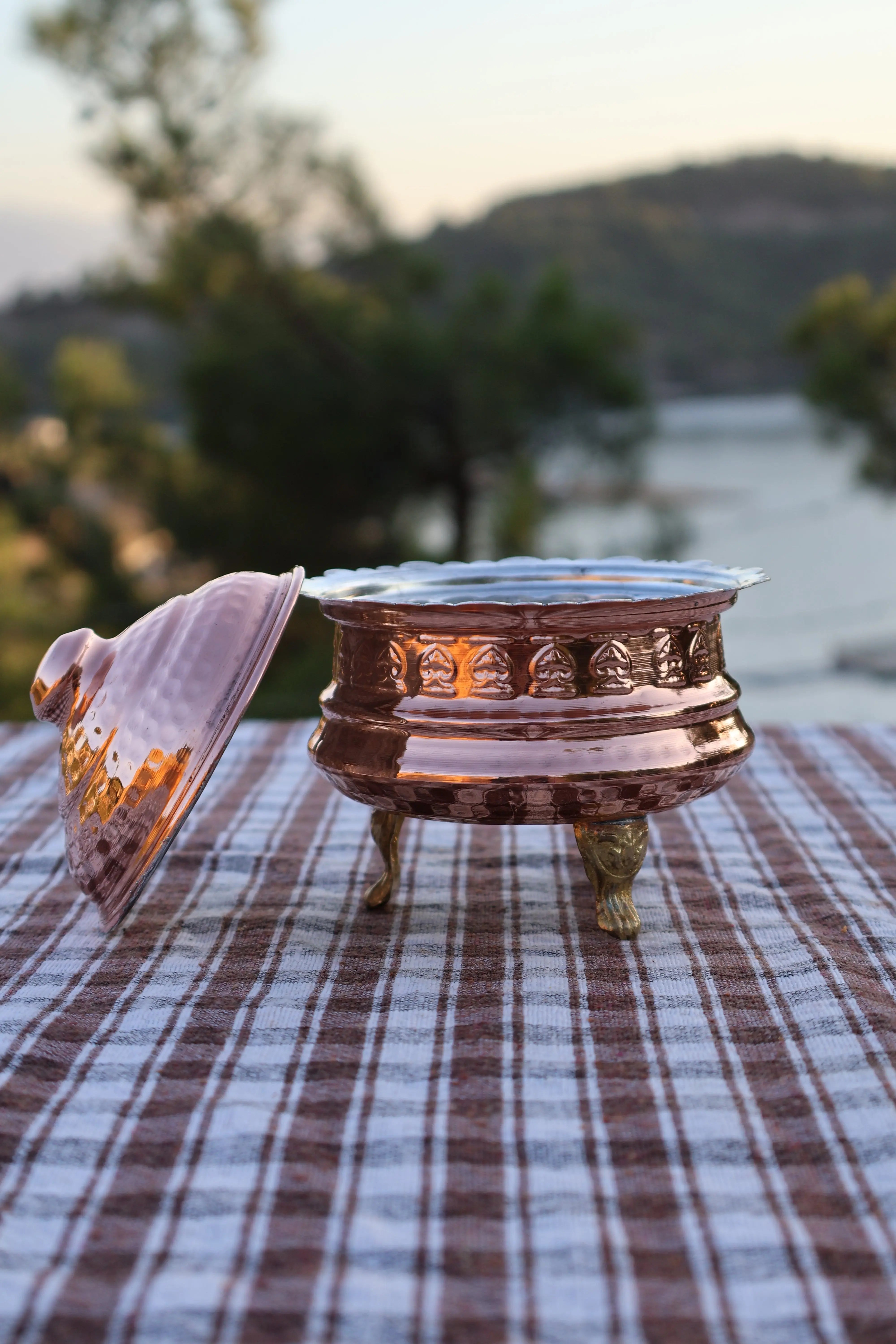 El Yapımı Bakır Şekerdenlik Heritage Copper