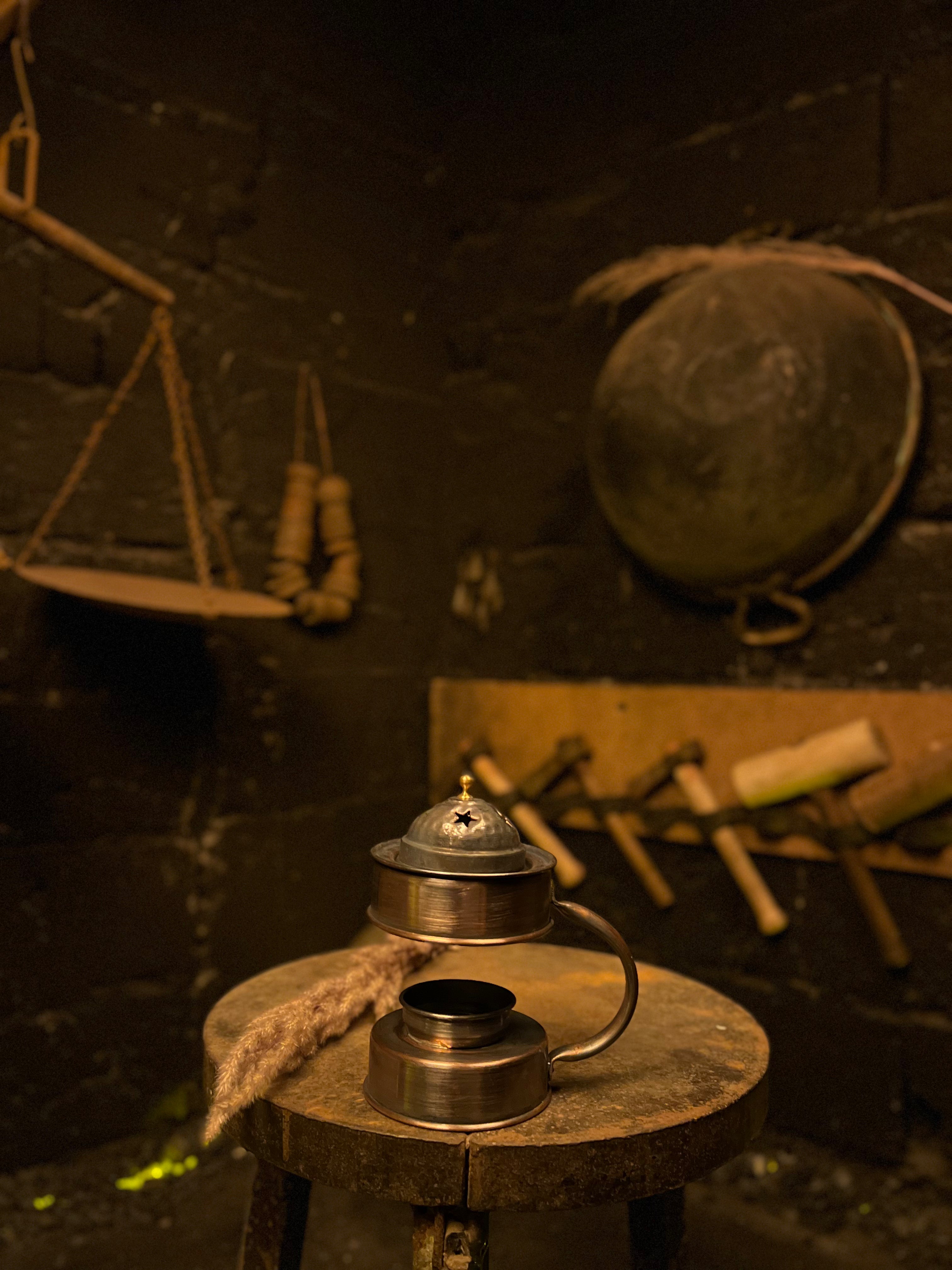 Premium Lunaris Black Bakır Tütsülük Heritage Copper