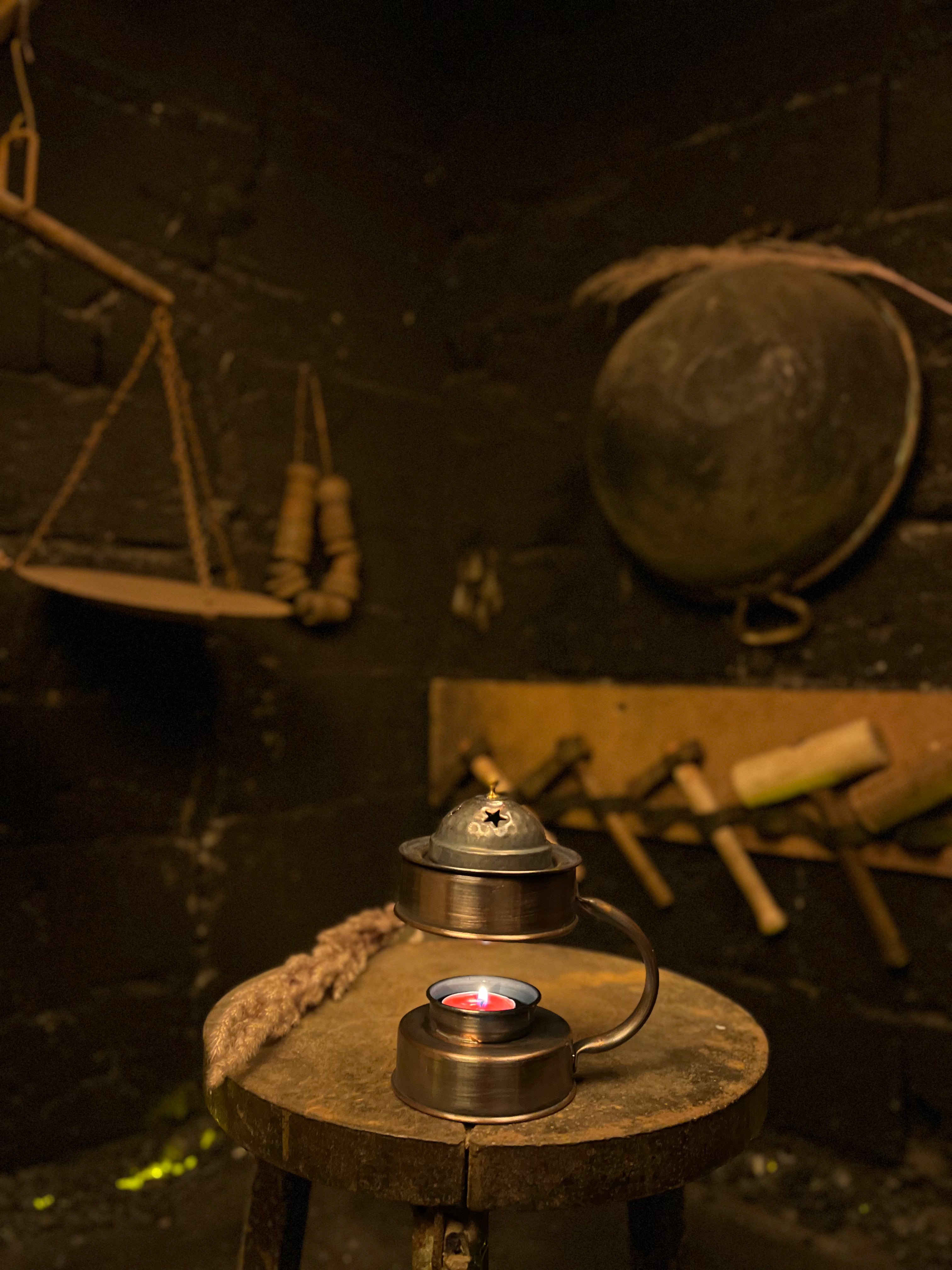 Premium Lunaris Black Bakır Tütsülük Heritage Copper