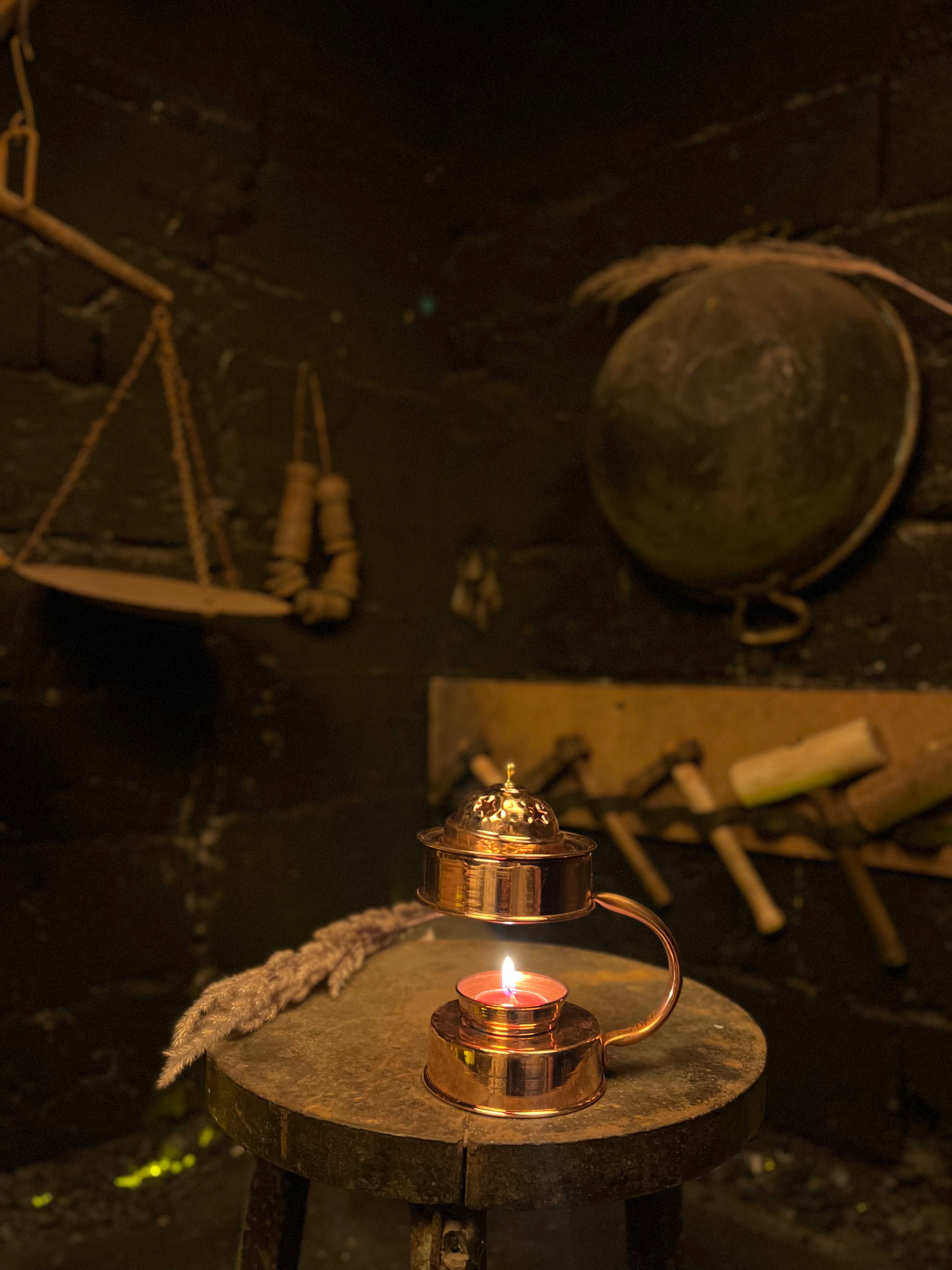 Premium Lunaris Gold Bakır Tütsülük Heritage Copper