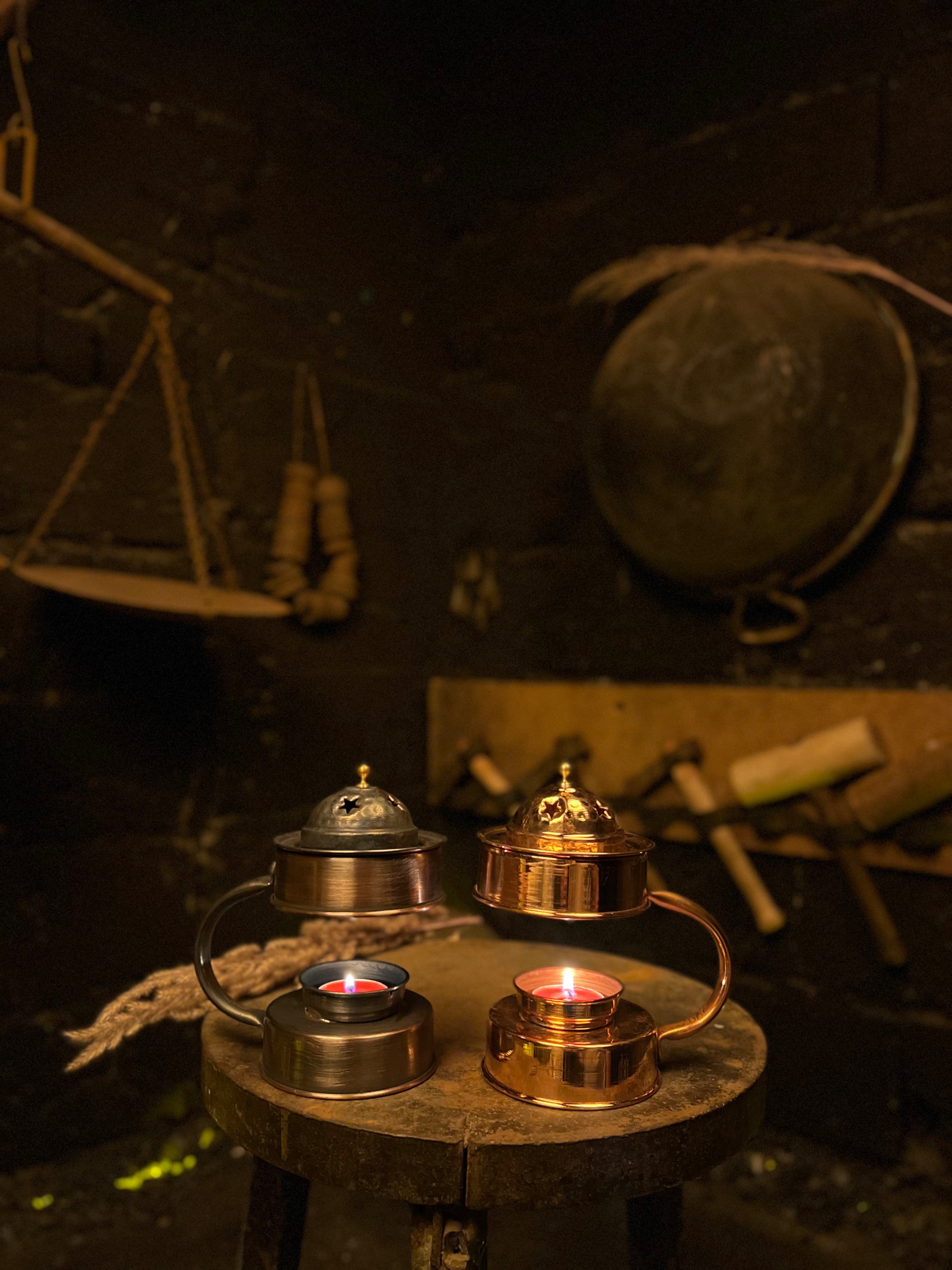 Premium Lunaris Black Bakır Tütsülük Heritage Copper