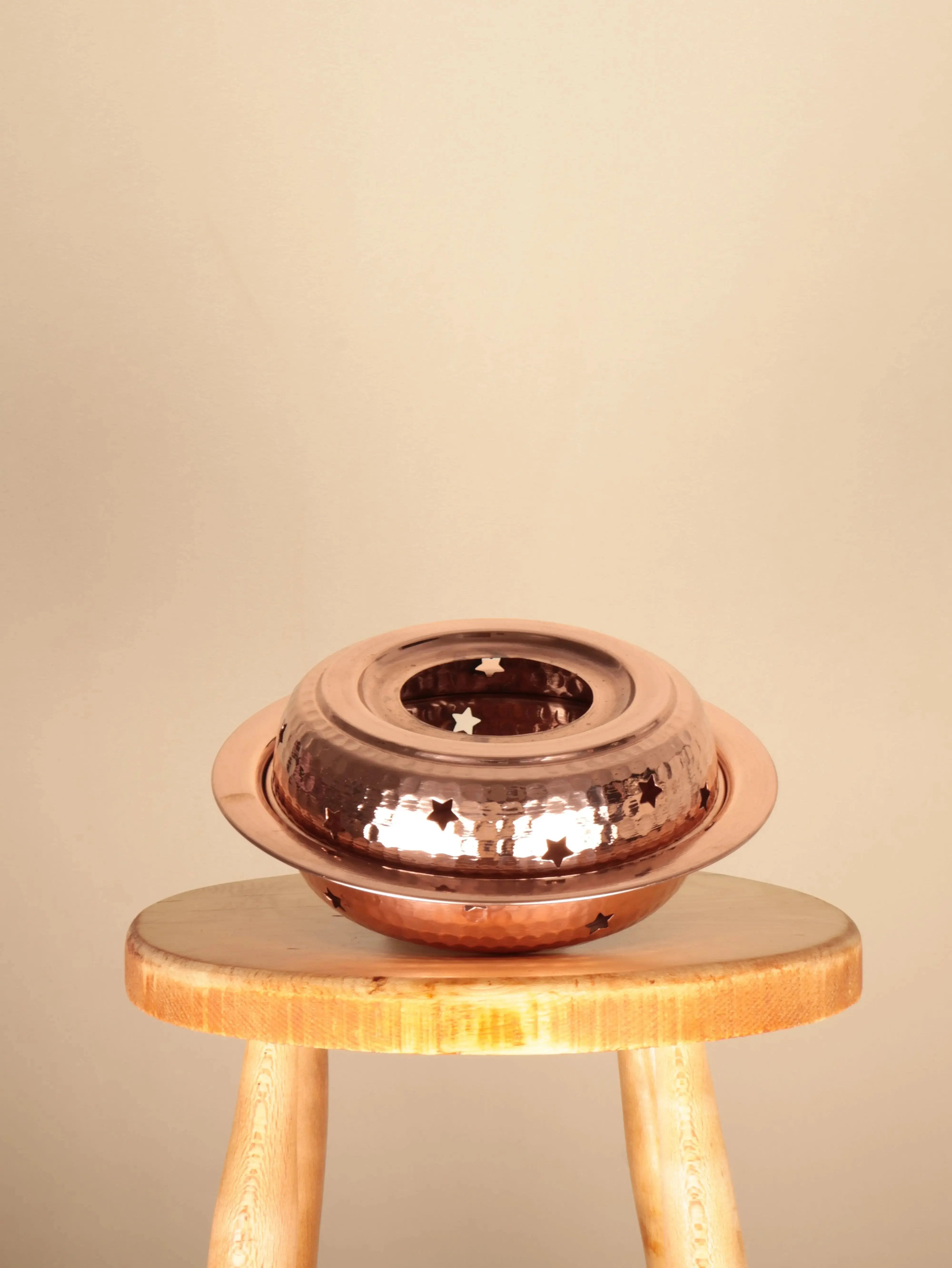 El Yapımı Bakır Çaydanlık Isıtıcı Heritage Copper