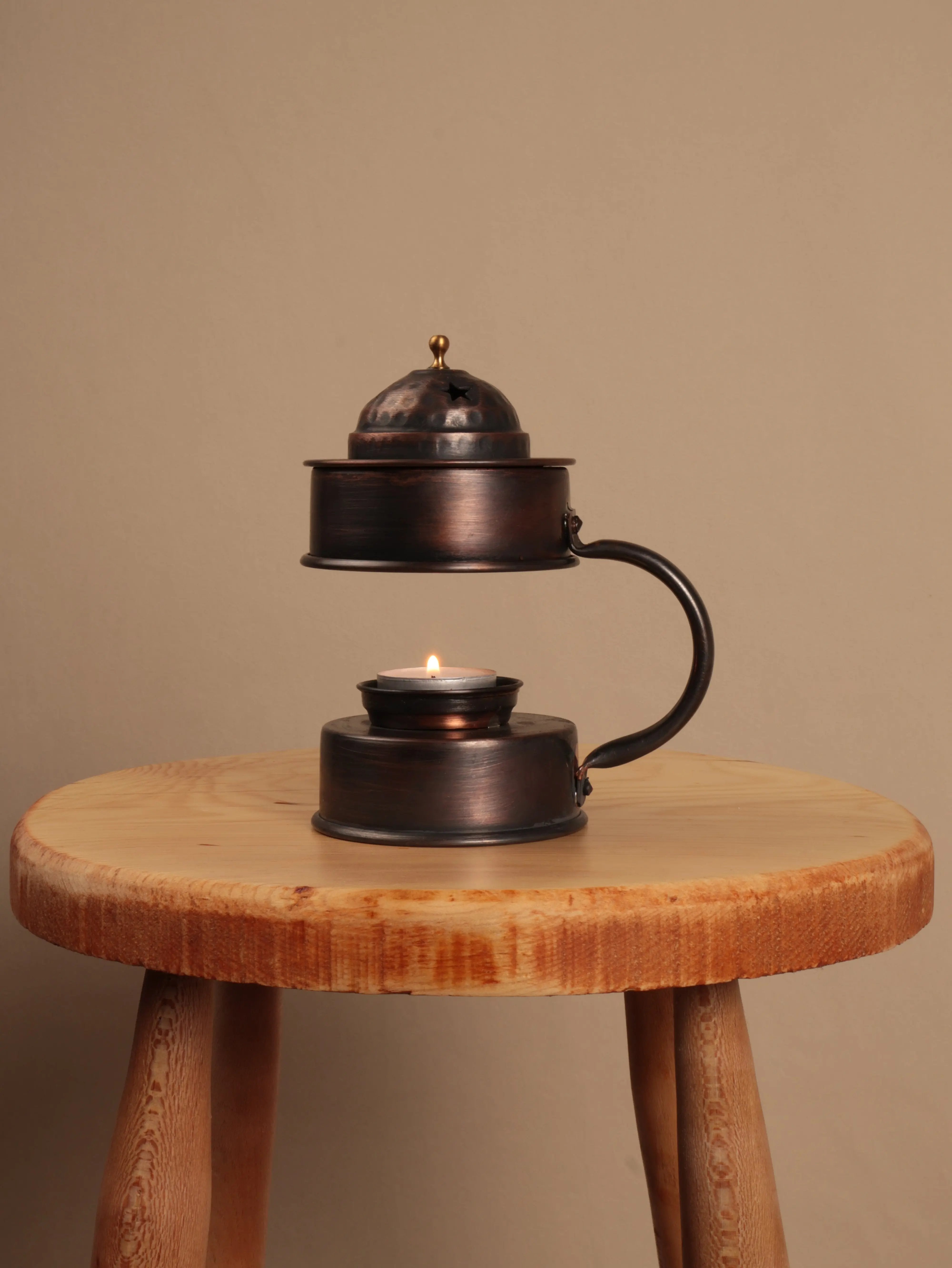 Premium Lunaris Black Bakır Tütsülük Heritage Copper