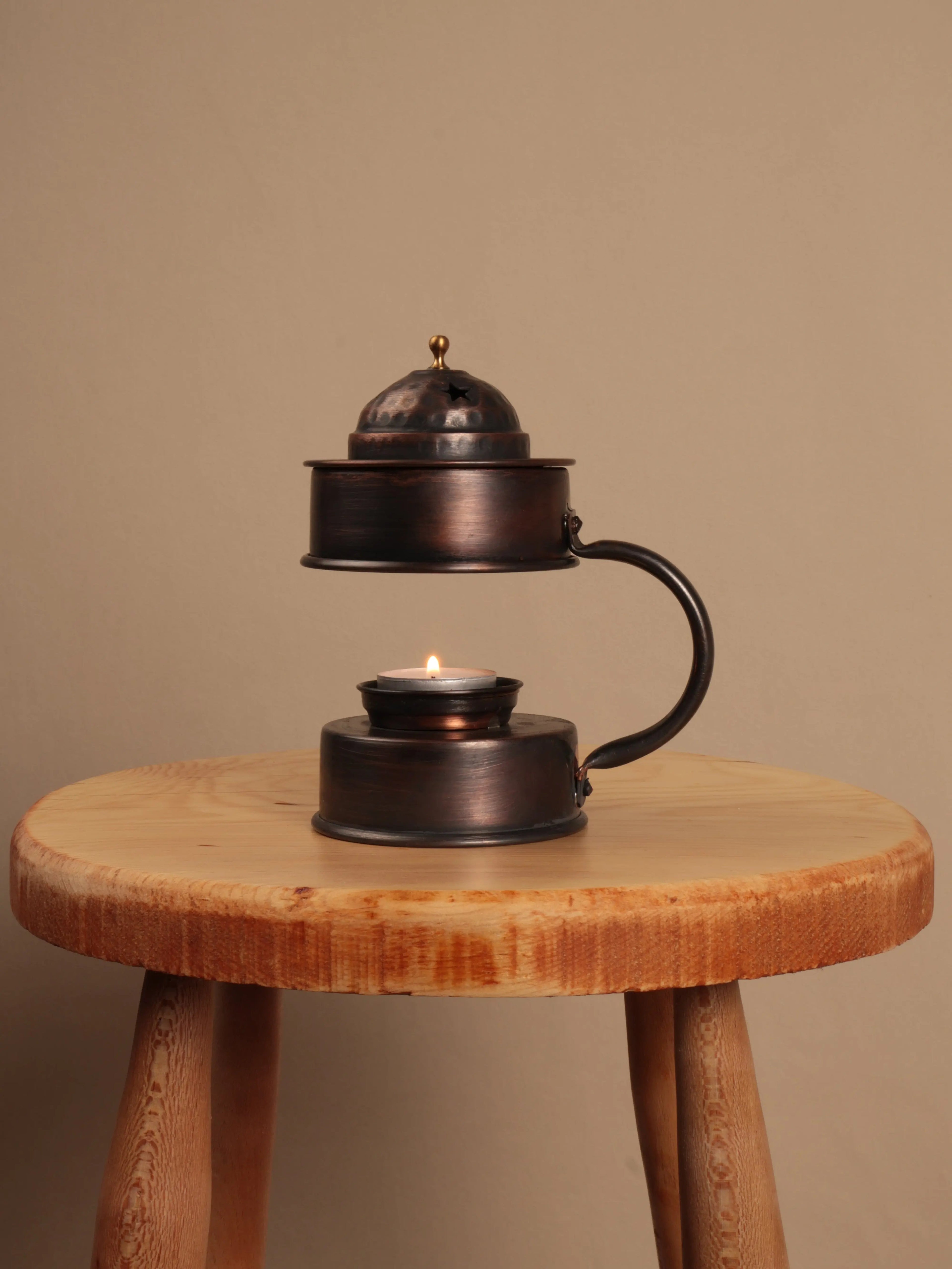 Premium Lunaris Black Bakır Tütsülük Heritage Copper