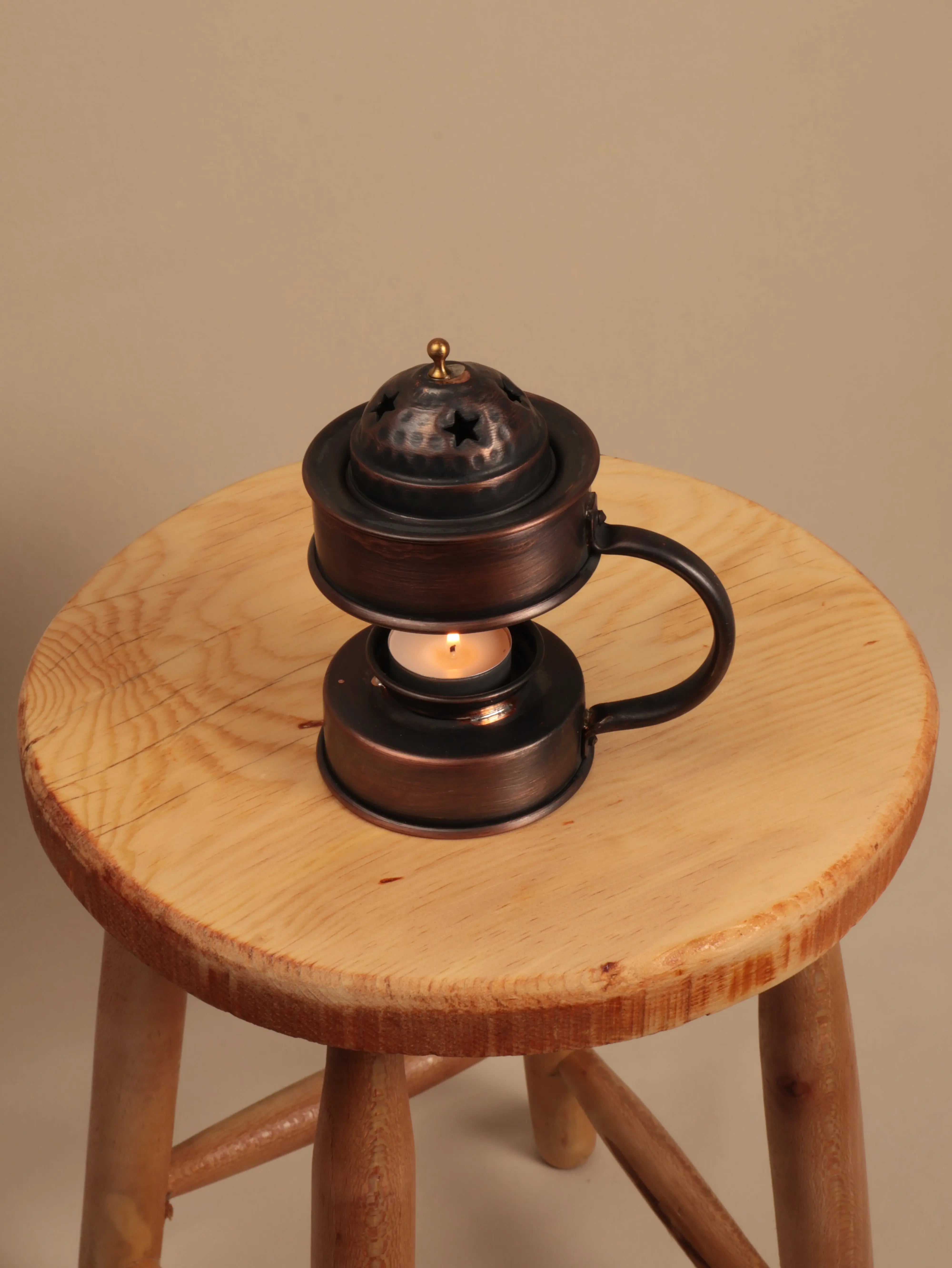 Premium Lunaris Black Bakır Tütsülük Heritage Copper