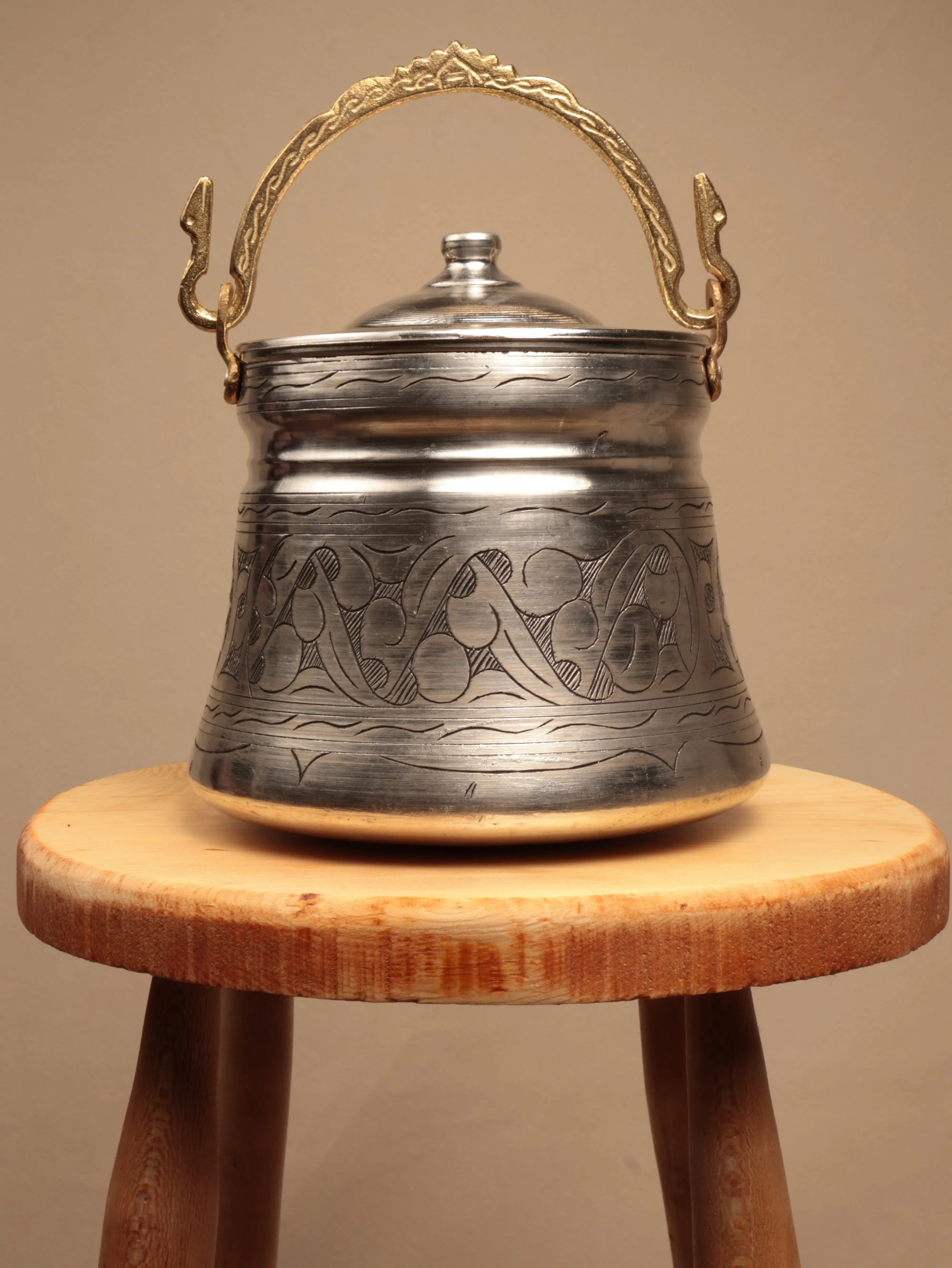 El Yapımı Bakır Bakraç 3 KG iç-dış Kalaylı Heritage Copper