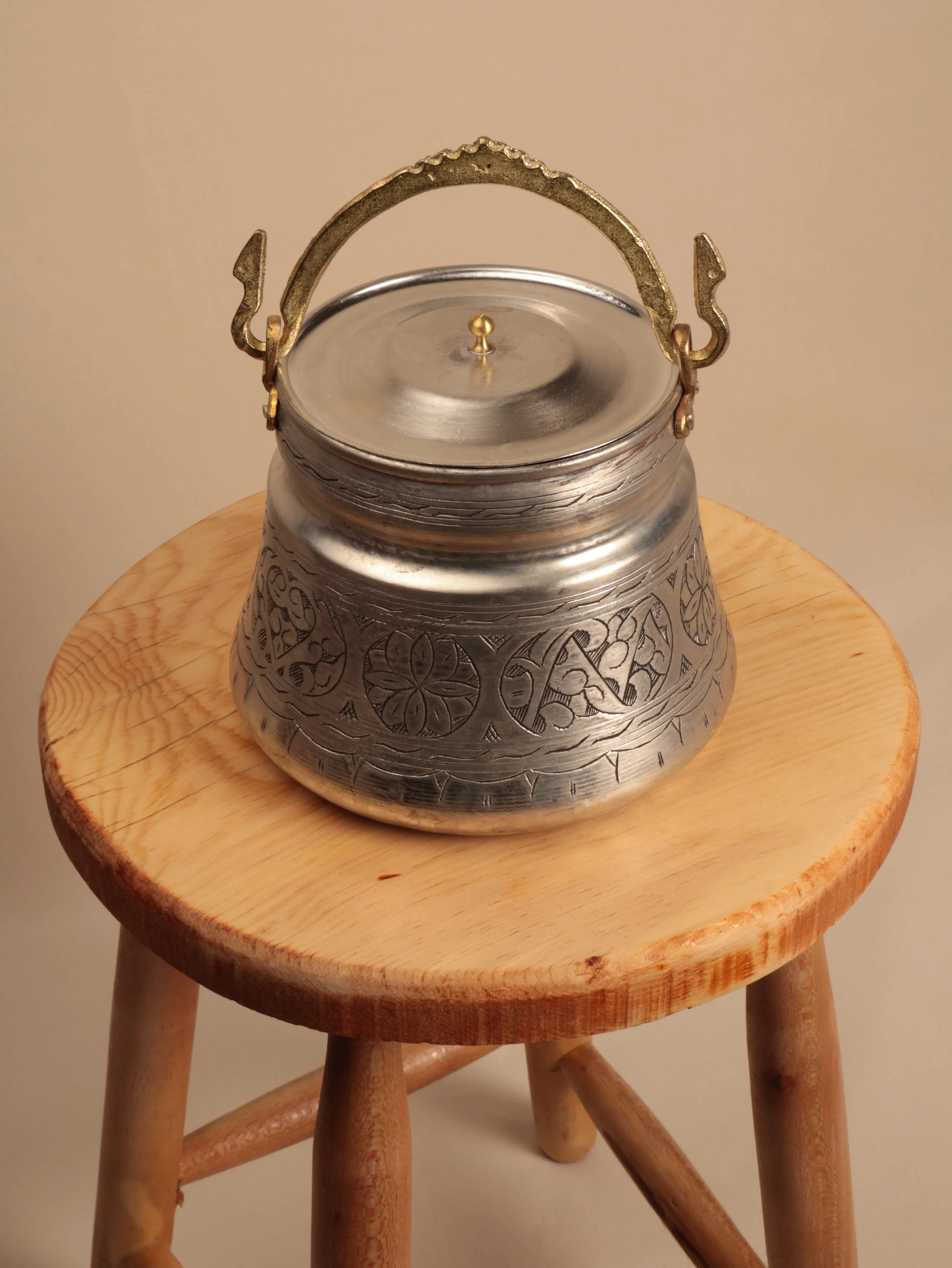 El Yapımı Bakır Bakraç 2 KG iç-dış Kalaylı Heritage Copper