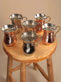 Kyon 6'lı Bakır Bardak Maşrapa Heritage Copper