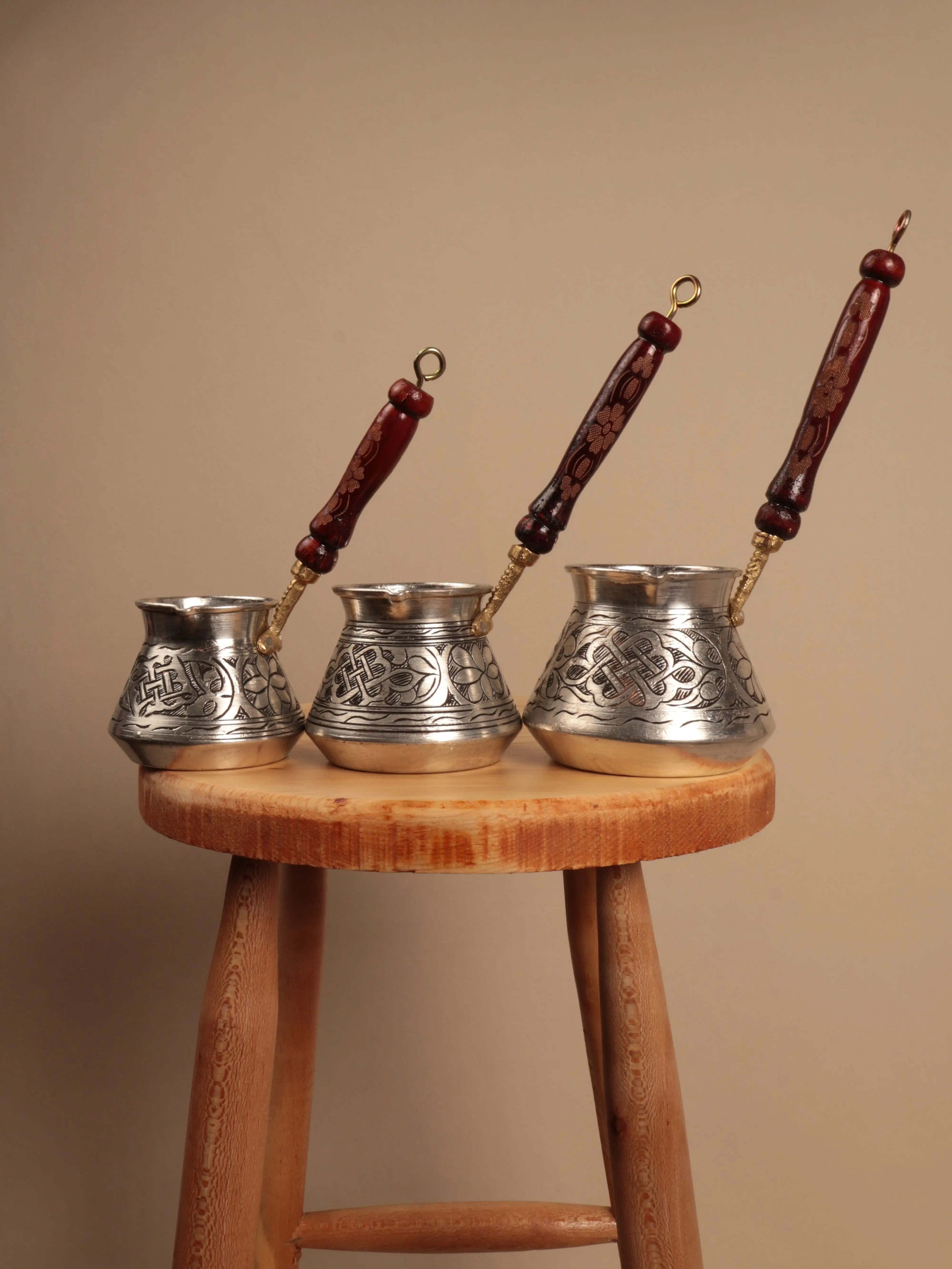 Floga Oyma Bakır Cezve Heritage Copper