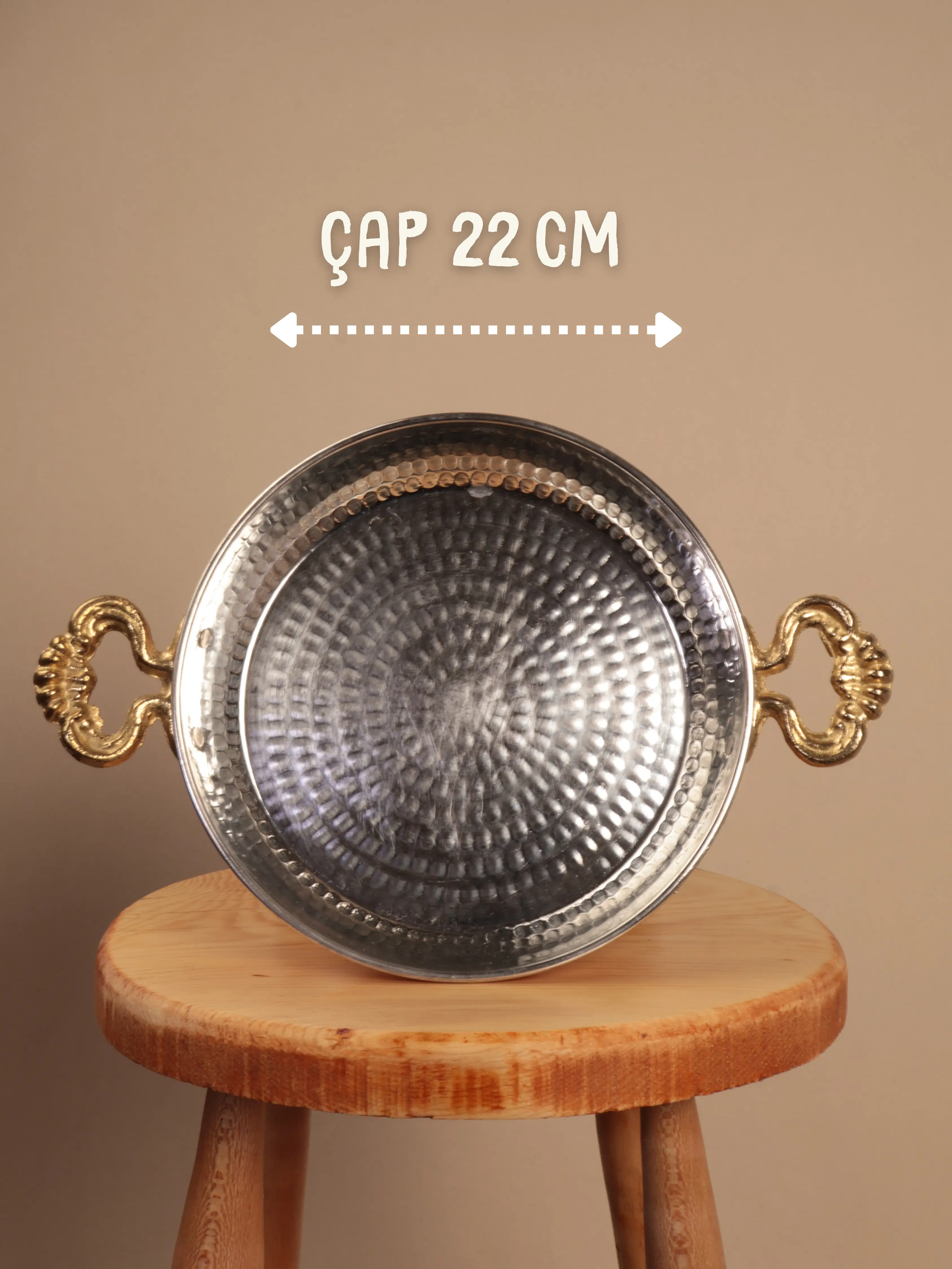 Omnia Kalaylı Kalın Bakır Tava Heritage Copper