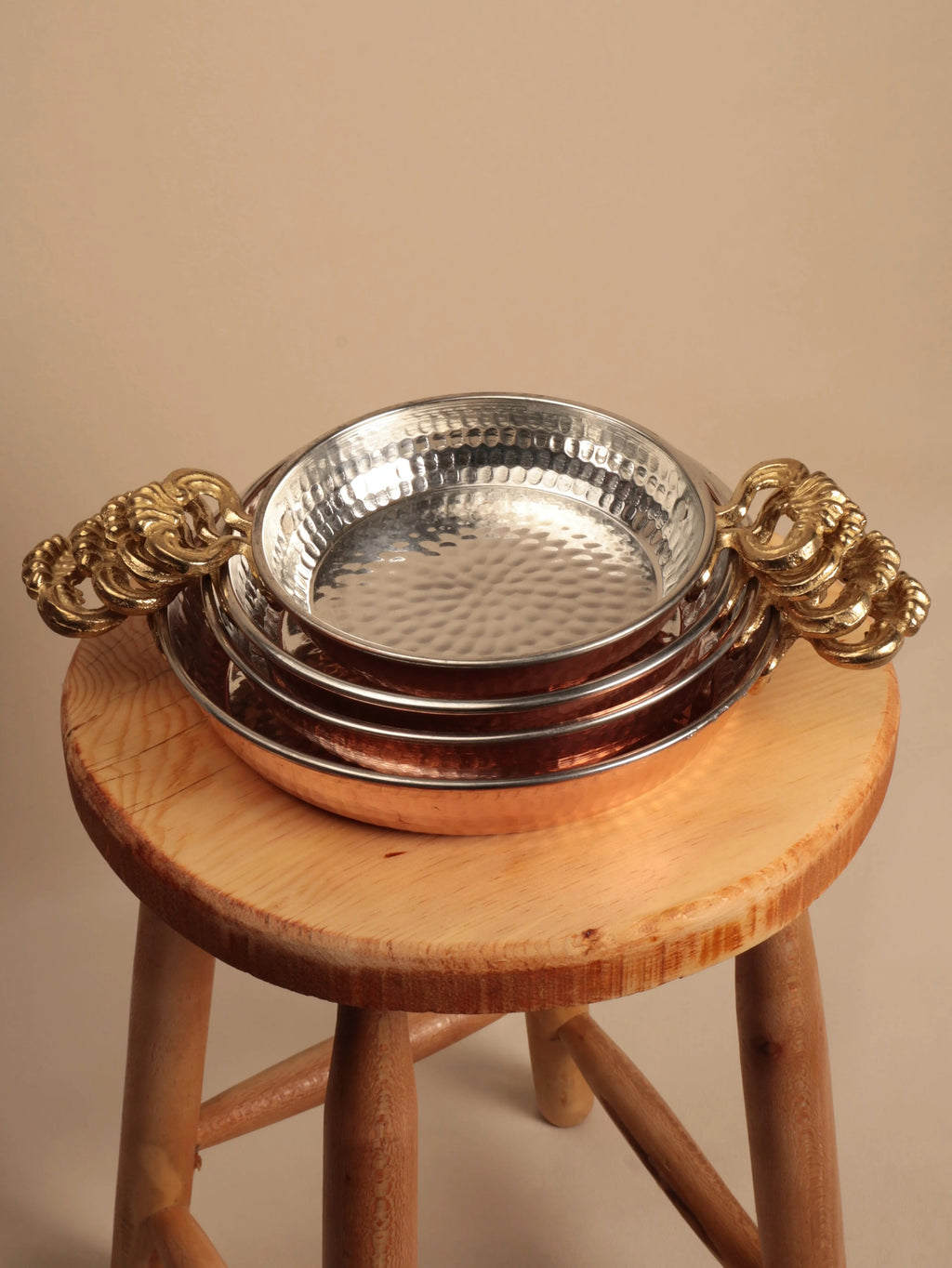 Omnia Kalaylı Kalın Bakır Tava Heritage Copper